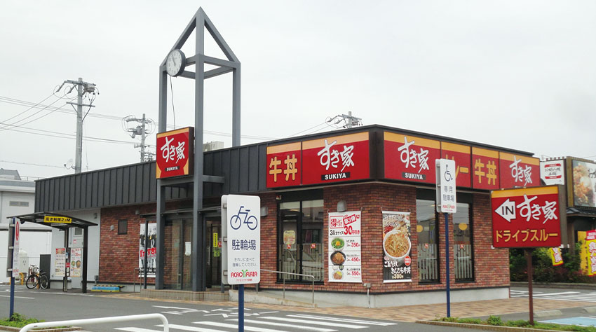 すき家アクロスプラザ店新築工事（給排水衛生設備）